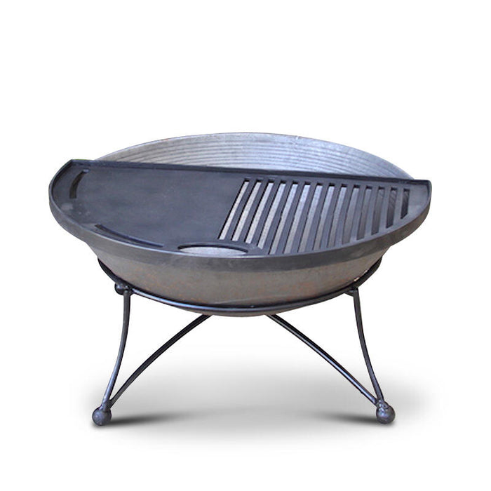 Art Deco 90 Cast Iron Fire Pit + FREE Stainless Steel Poker