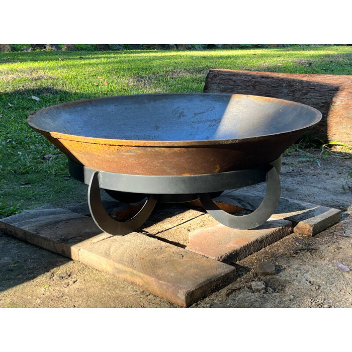 Da Vinci Low 900 Cast Iron Fire Pit + FREE Semi SS Grill