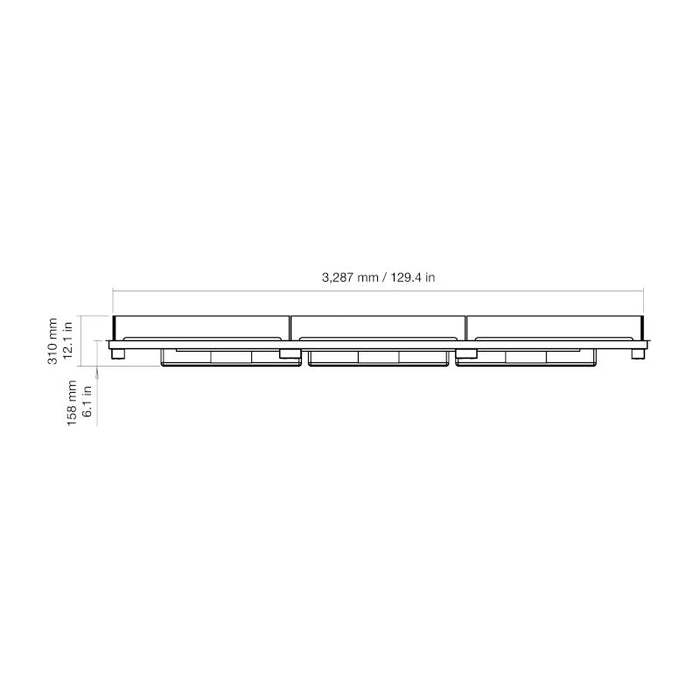Linear 130 Fire Pit Kit