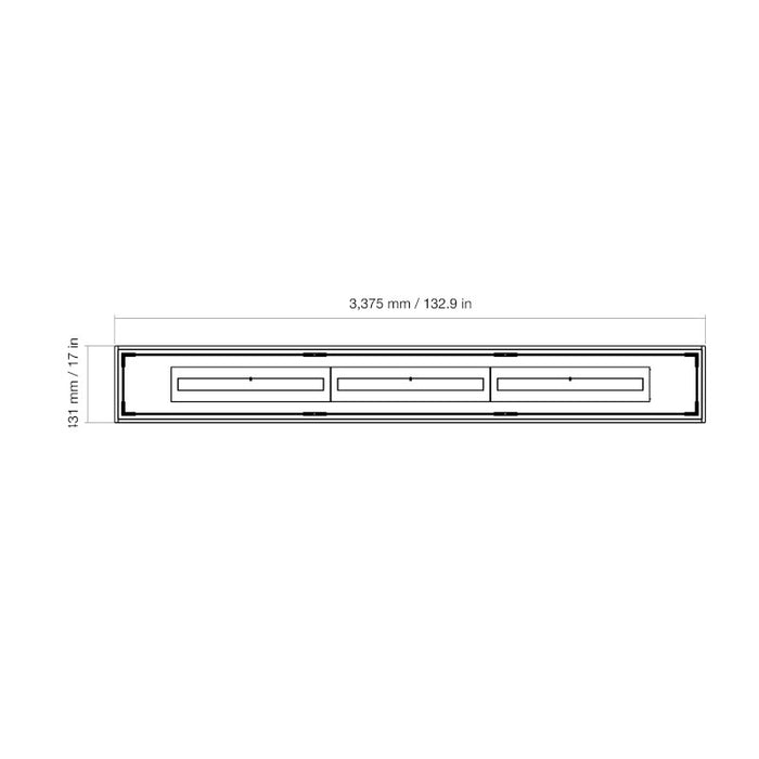 Linear 130 Fire Pit Kit