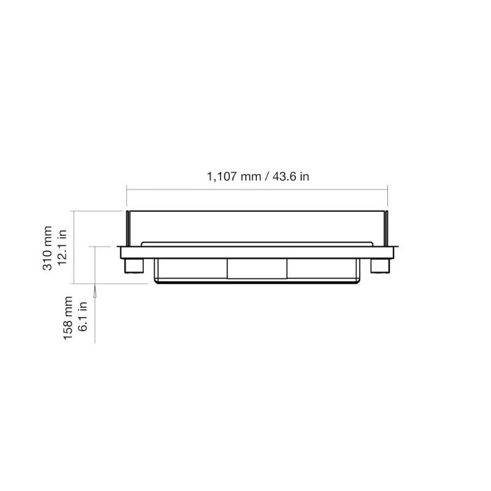 Linear 50 Fire Pit Kit