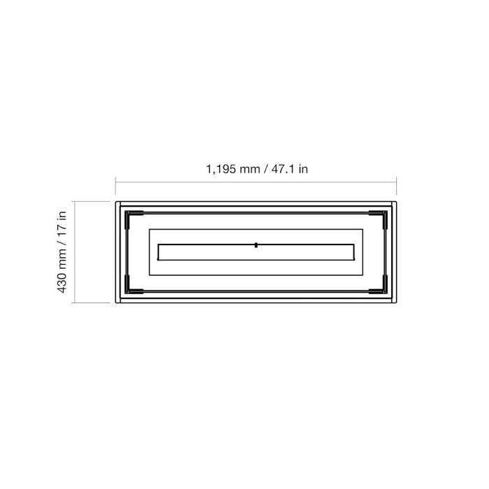 Linear 50 Fire Pit Kit