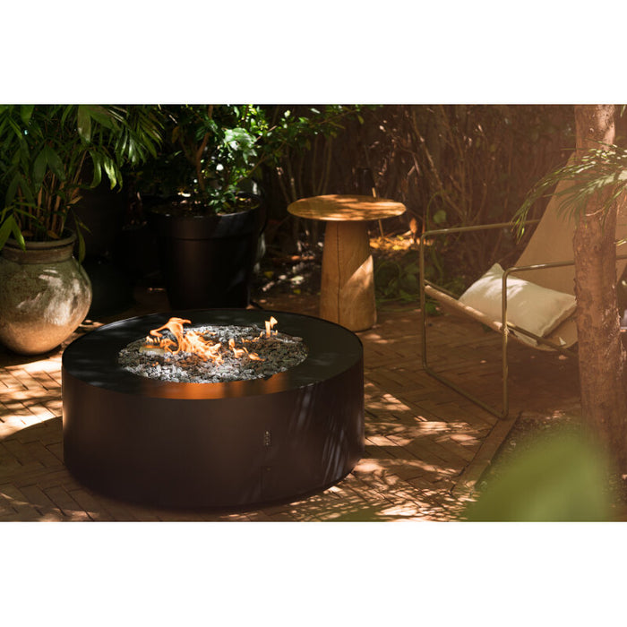 Galio Star Black Gas Fire Pit Automatic