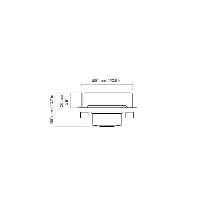 Square 22 Fire Pit Kit