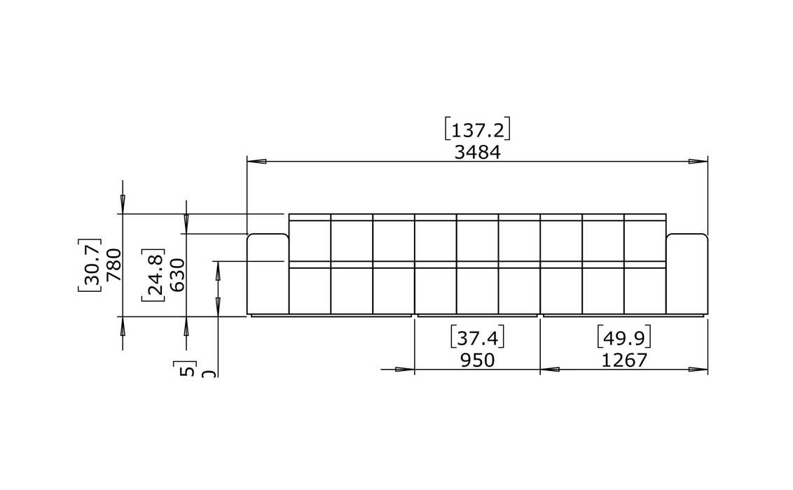 Connect Modular 3 Sofa