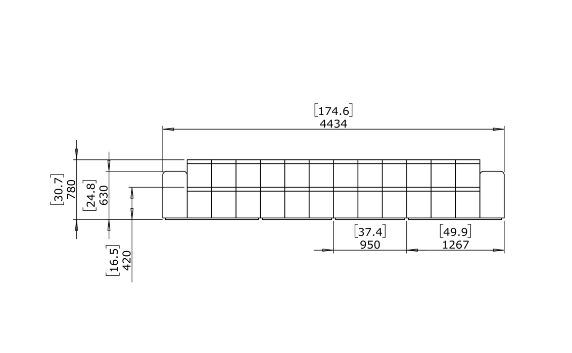 Connect Modular 4 Sofa