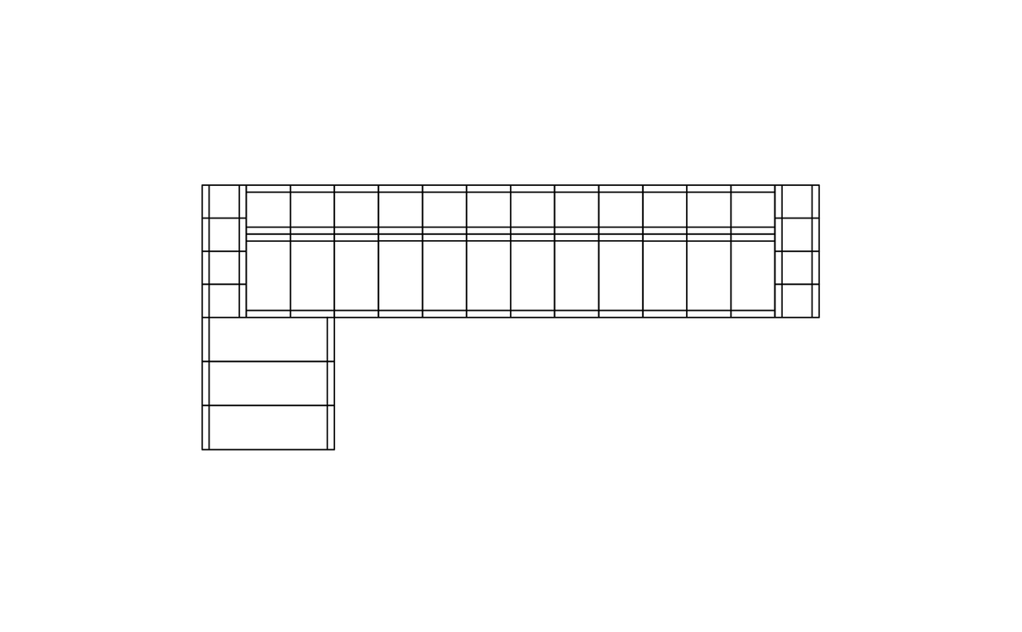 Connect Modular 5 Sofa Chaise