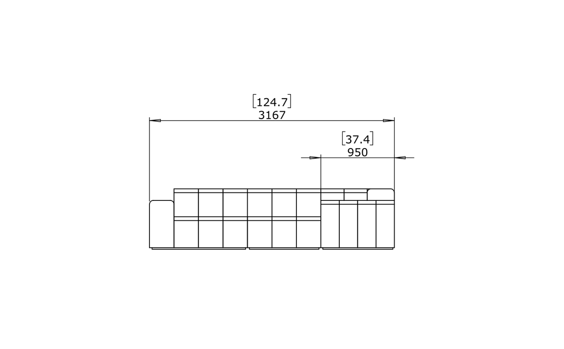 Connect Modular 6 L-Sectional