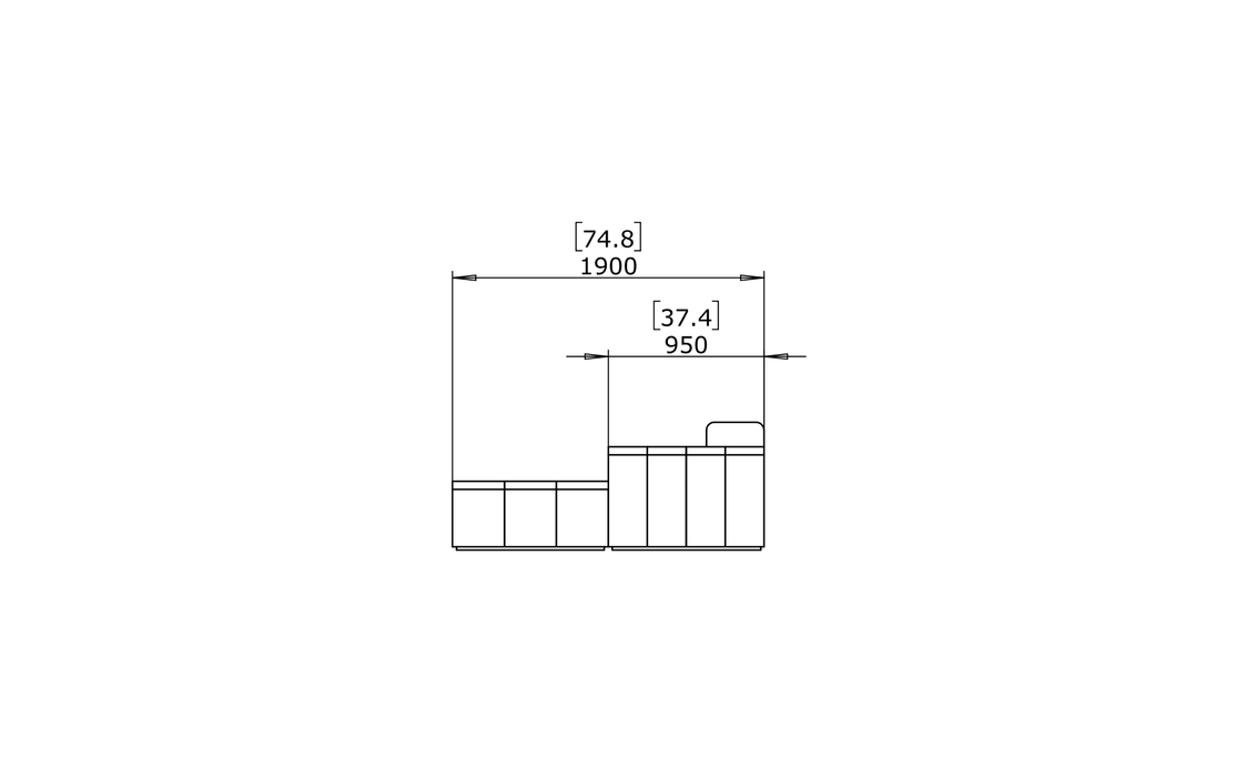 Connect Modular 6 U-Chaise Sectional