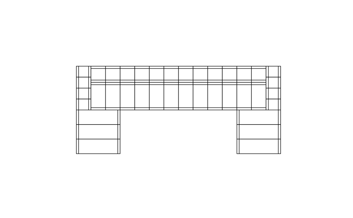 Connect Modular 6 U-Chaise Sectional