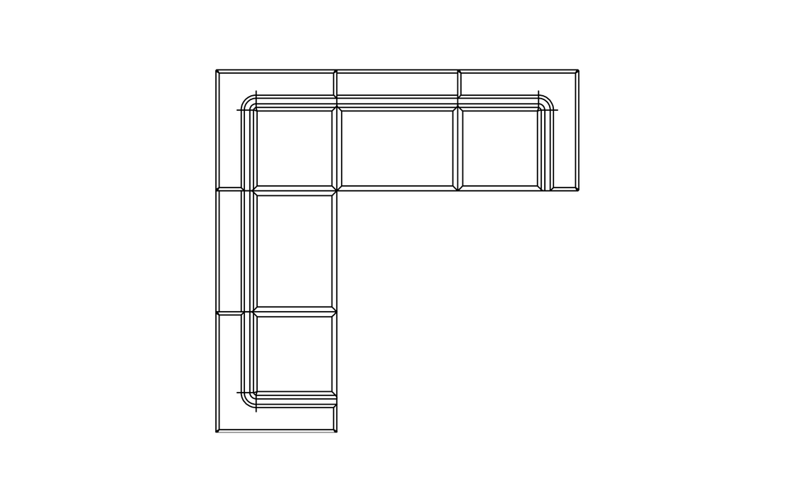 Relax Modular 5 L-Sectional