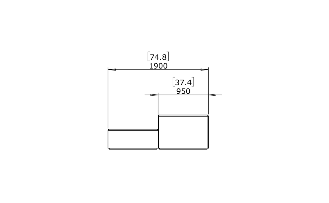 Relax Modular 6 U-Chaise Sectional