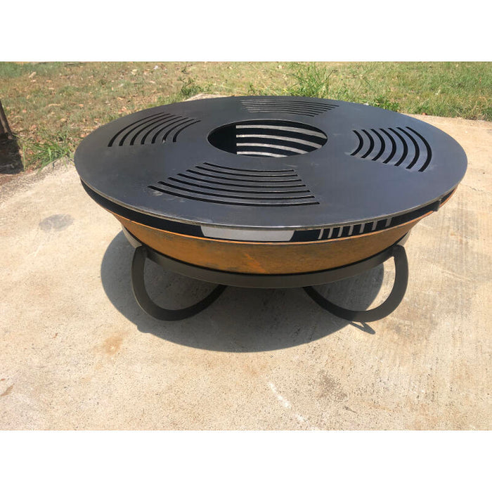 Teppanyaki Grill Plate for 75cm 90cm Fire Pits — Fire Pits Direct