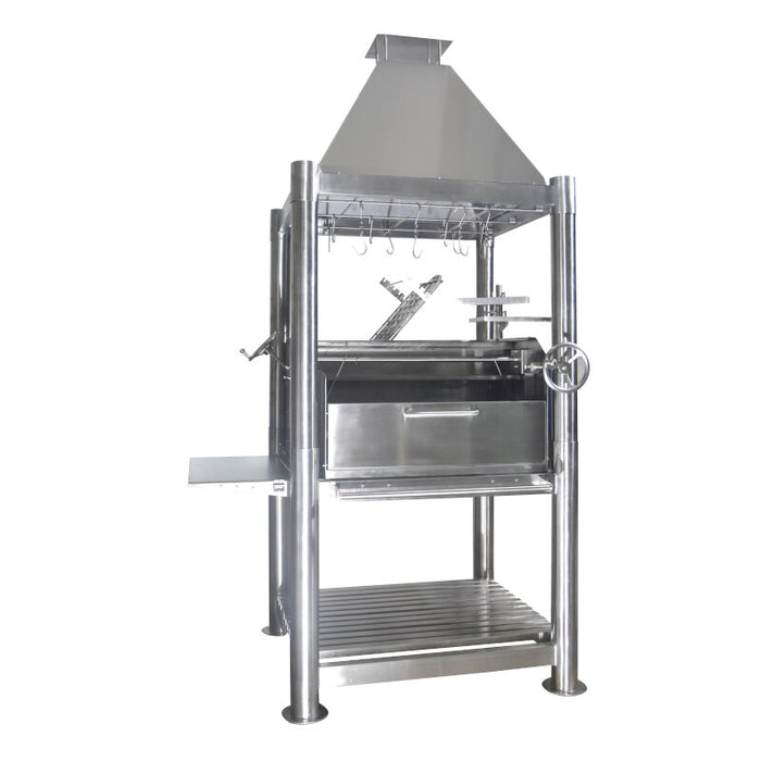 TAGWOOD BBQ Argentine Wood Fire & Charcoal Grill all Stainless Steel | BBQ02SS
