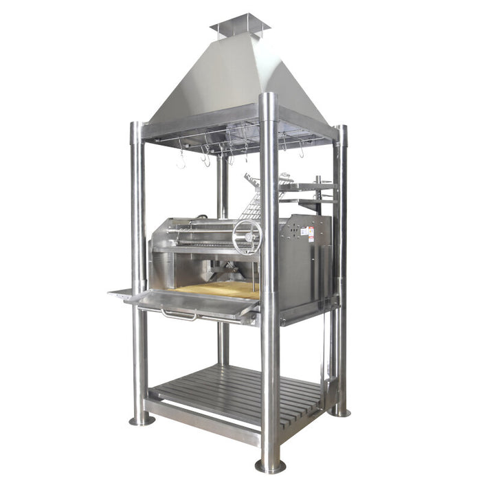 TAGWOOD BBQ Argentine Wood Fire & Charcoal Grill all Stainless Steel | BBQ02SS