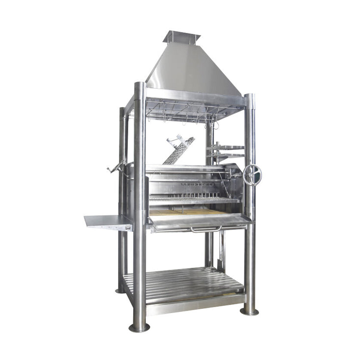 TAGWOOD BBQ Argentine Wood Fire & Charcoal Grill all Stainless Steel | BBQ02SS