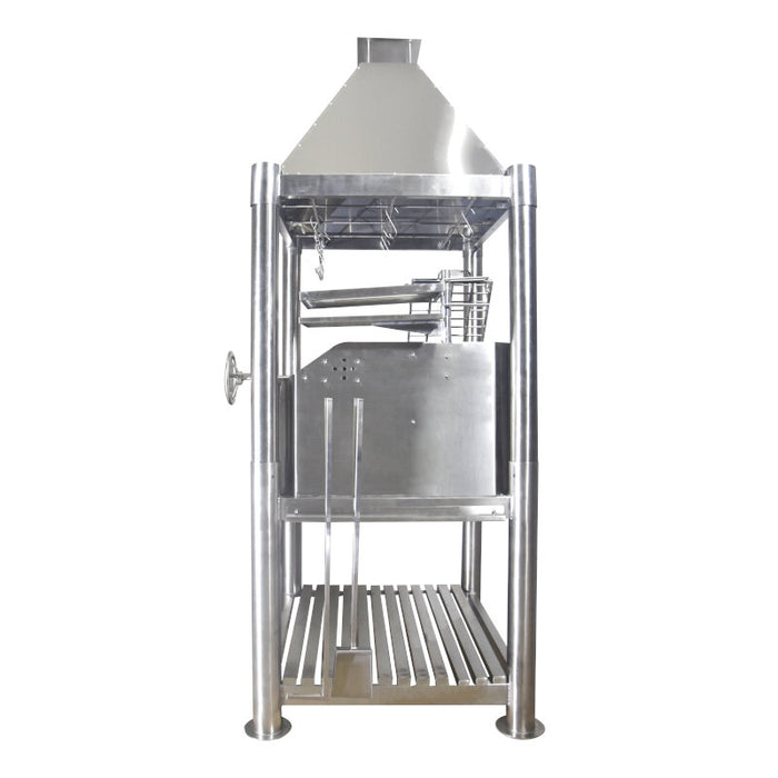 TAGWOOD BBQ Argentine Wood Fire & Charcoal Grill all Stainless Steel | BBQ02SS