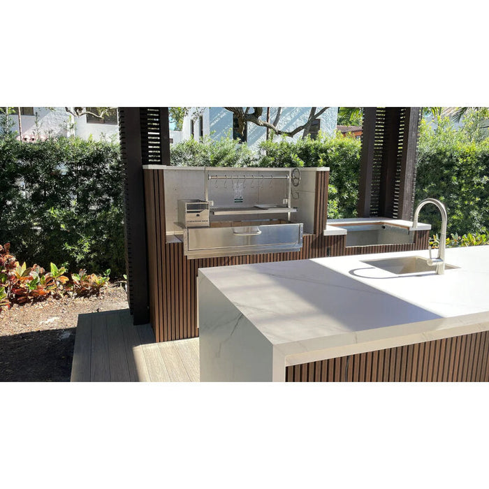 TAGWOOD BBQ Argentine Wood Fire & Charcoal Grill all Stainless Steel | BBQ05SS