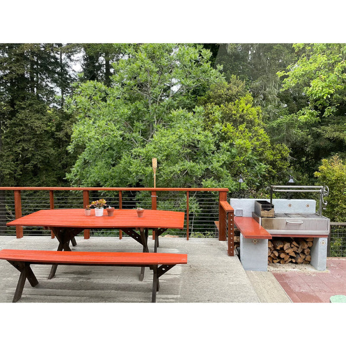 TAGWOOD BBQ Argentine Wood Fire & Charcoal Grill all Stainless Steel | BBQ05SS