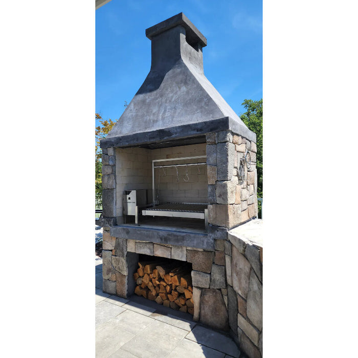 TAGWOOD BBQ Argentine Wood Fire & Charcoal Grill all Stainless Steel | BBQ09SS