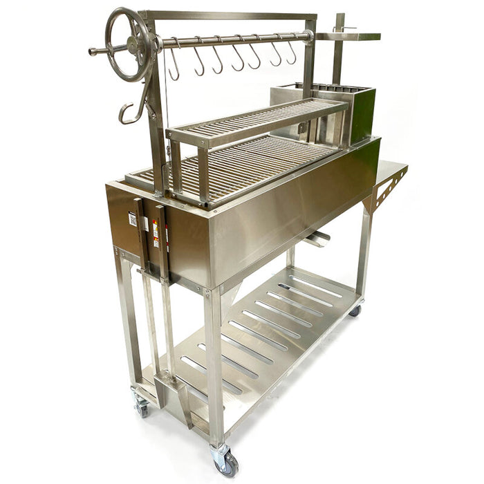 TAGWOOD BBQ Argentine Wood Fire & Charcoal Grill all Stainless Steel | BBQ03SS