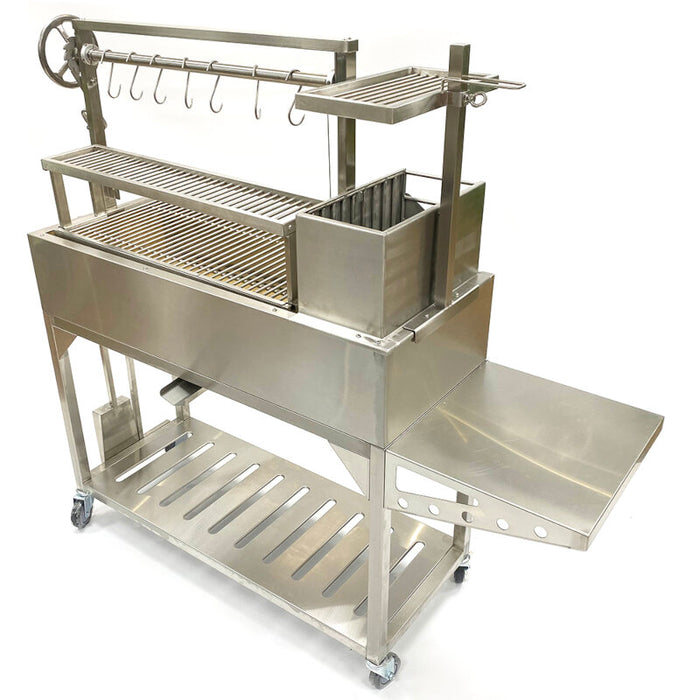 TAGWOOD BBQ Argentine Wood Fire & Charcoal Grill all Stainless Steel | BBQ03SS