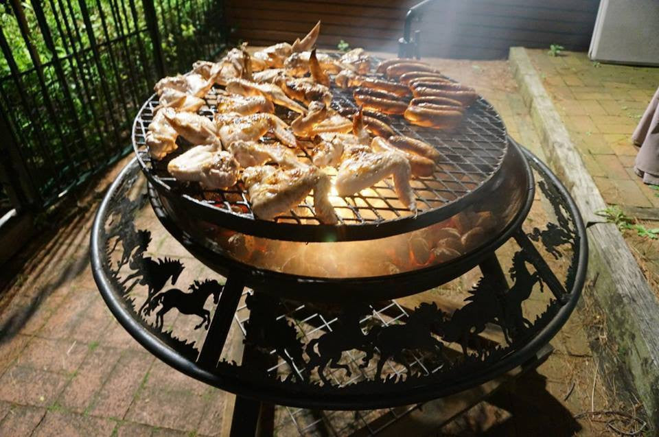 BBQ/ Fire Pit 900mm - Fire Pits Direct