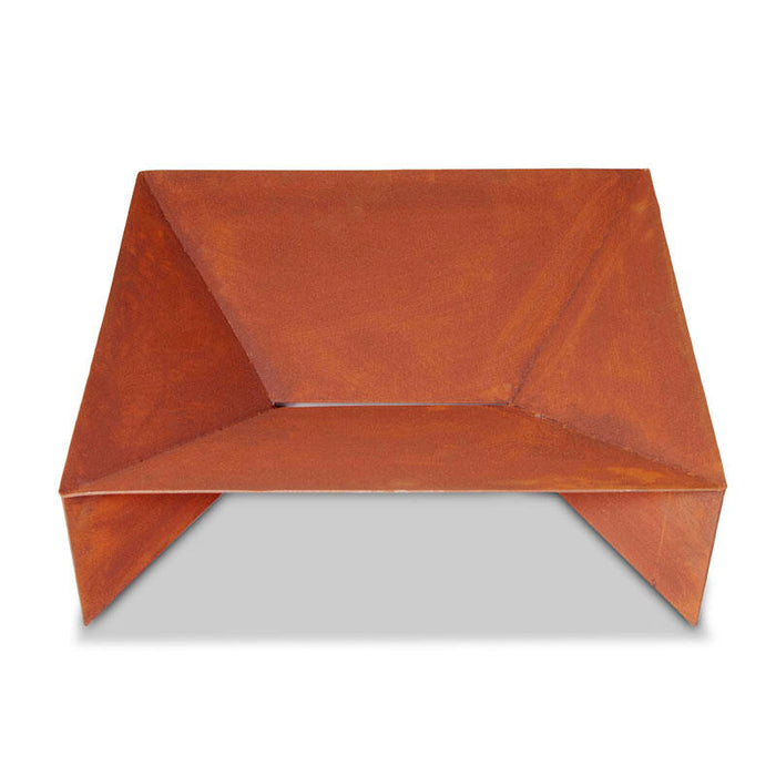 Fuji Steel Fire Pit & Ashtray - Square - 70cm - Rust