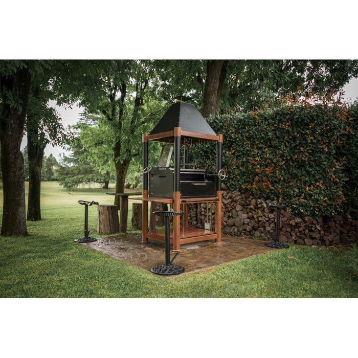 TAGWOOD BBQ Argentine Wood Fire & Charcoal Grill Iron | BBQ02