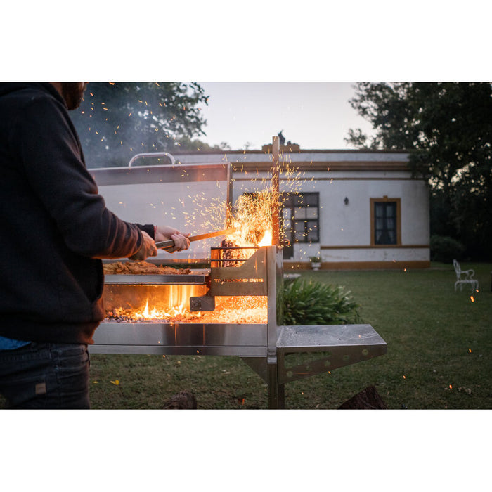 TAGWOOD BBQ Argentine Wood Fire & Charcoal Grill all Stainless Steel | BBQ03SS