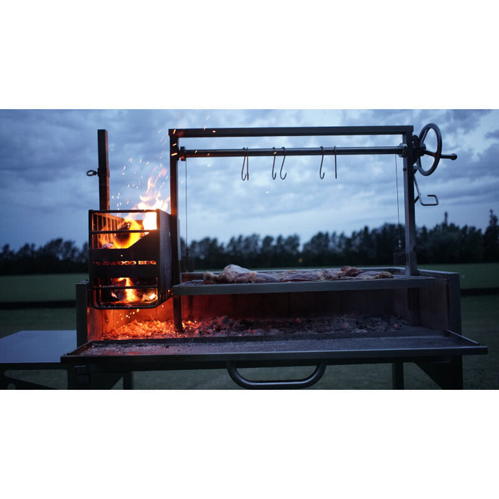 TAGWOOD BBQ Argentine Wood Fire & Charcoal Grill all Stainless Steel | BBQ03SS