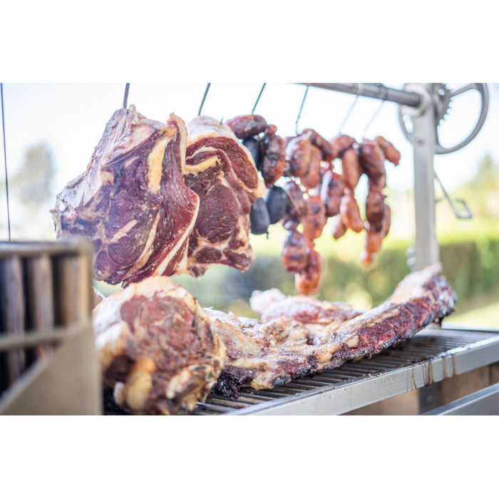 TAGWOOD BBQ Argentine Wood Fire & Charcoal Grill all Stainless Steel | BBQ03SS