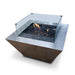 Southern Stainless Gas Fire Pit Square Natural Gas Fire Table