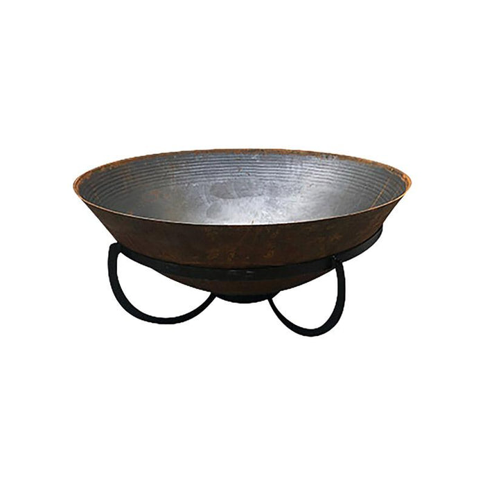 Da Vinci 110 Cast Iron Fire Pit Rust + FREE Semi Stainless Grill