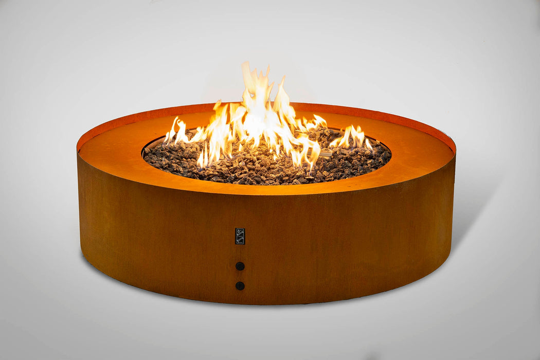 Galio Star Corten Gas Fire Pit Automatic