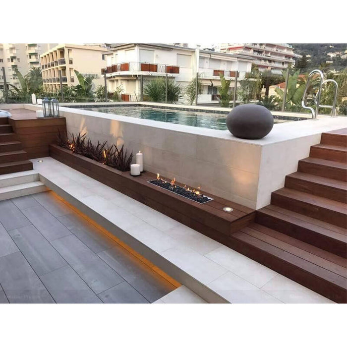 Galio Gas Fire Pit Insert Linear Automatic