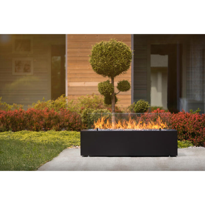 Galio Linear Gas Fire Pit Black Manual