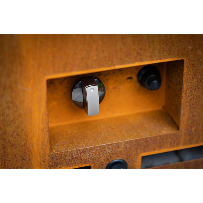 Galio Linear Gas Fire Pit Corten Manual