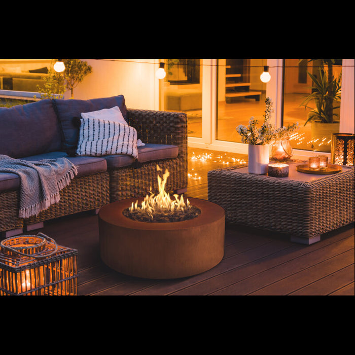 Galio Star Corten Gas Fire Pit Automatic (Pre Order)