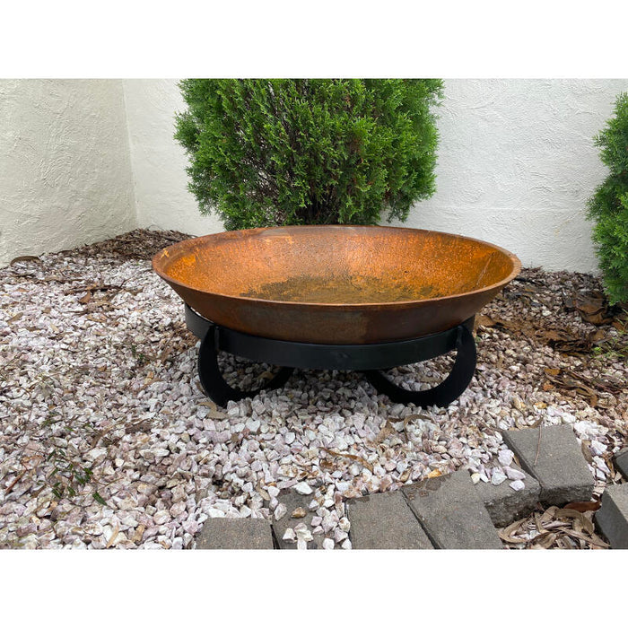 Da Vinci Low 800 Cast Iron Fire Pit + FREE Semi SS Grill