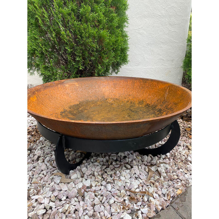 Da Vinci Low 800 Cast Iron Fire Pit + FREE Semi SS Grill