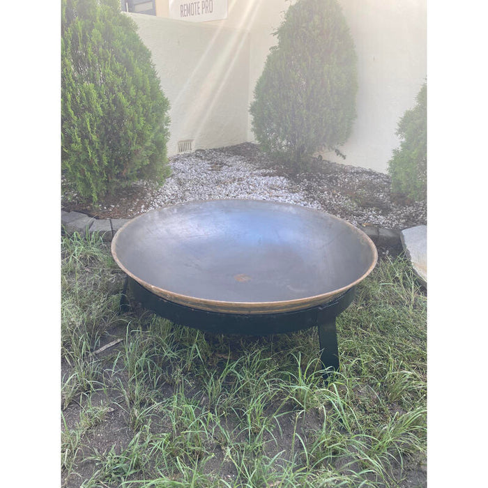 Cast Iron Fire Pit 1200 on Ring Base