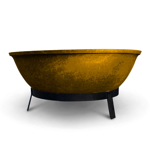 Cast Iron Fire Pit Deep 1400 on Tripod Base