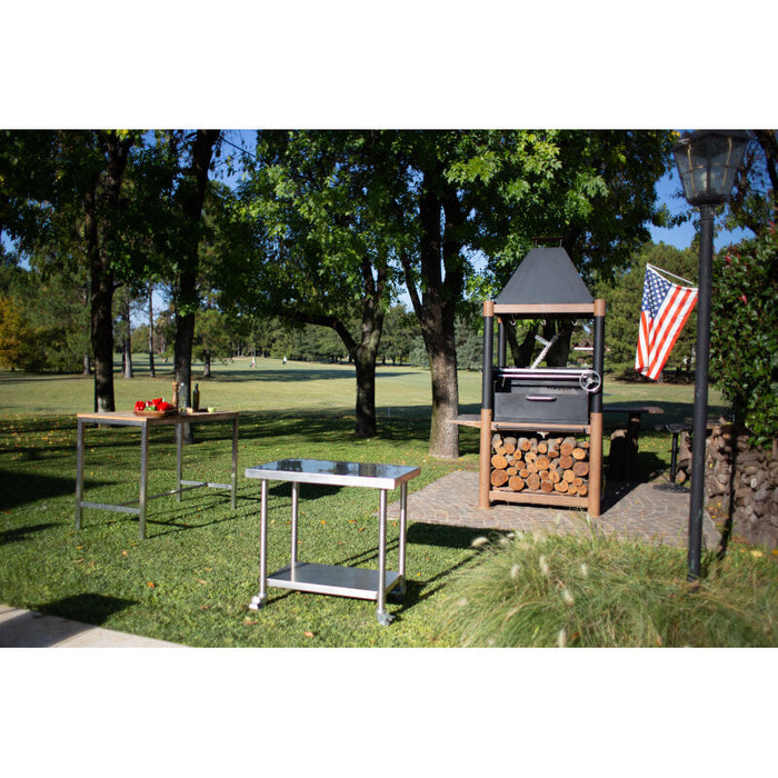 TAGWOOD BBQ Argentine Wood Fire & Charcoal Grill Iron | BBQ02