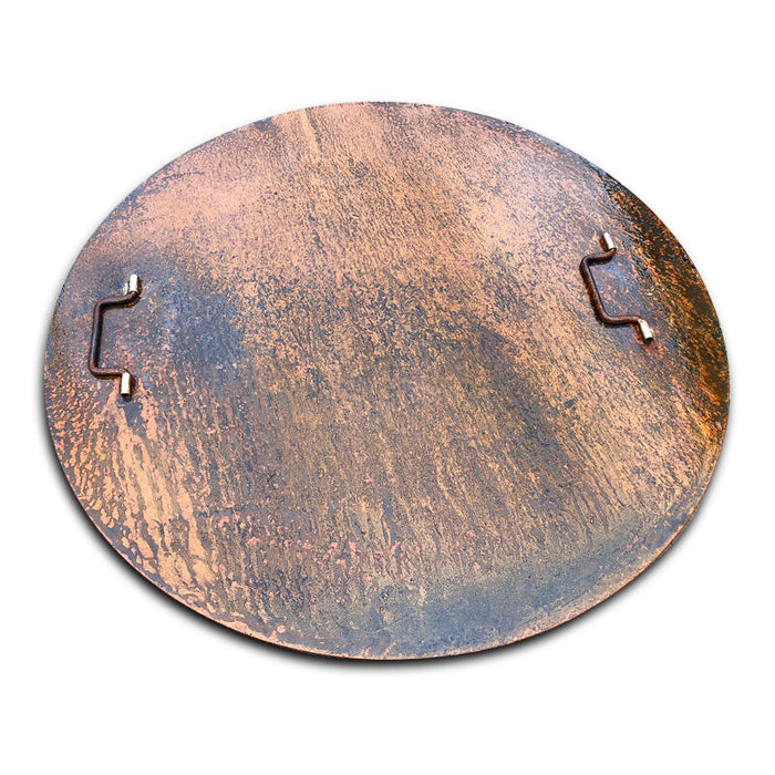 Da Vinci 90 Cast Iron Fire Pit Rust + FREE Ember Screen