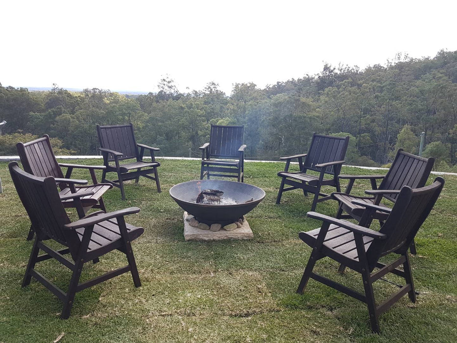 PICASSO Cast Iron Fire Pit 100cm + FREE Lid