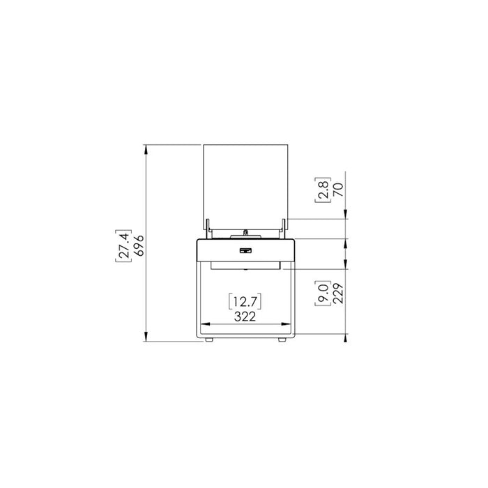 Pop 3L Designer Fireplace