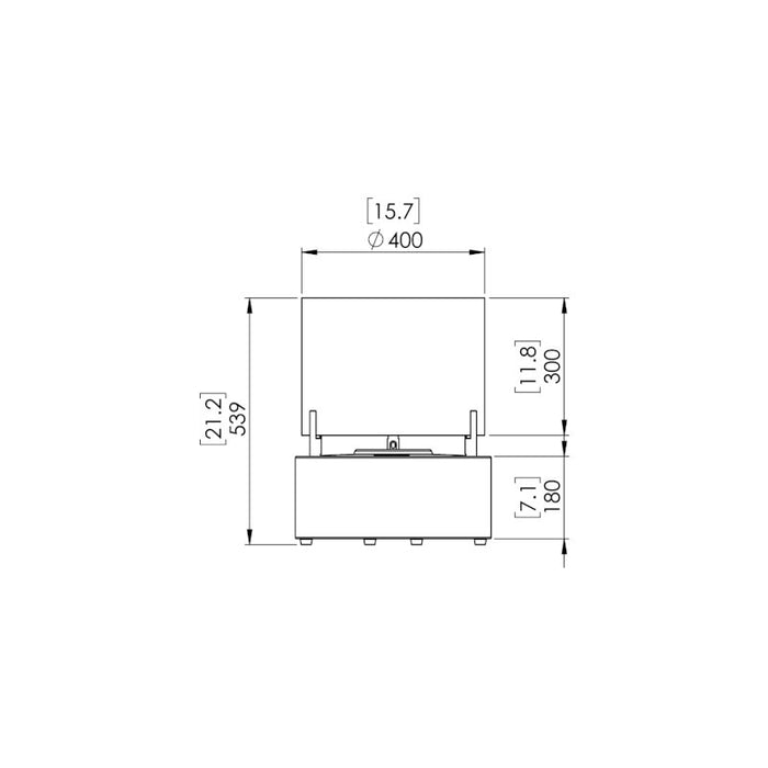 T-Lite 8 Designer Fireplace