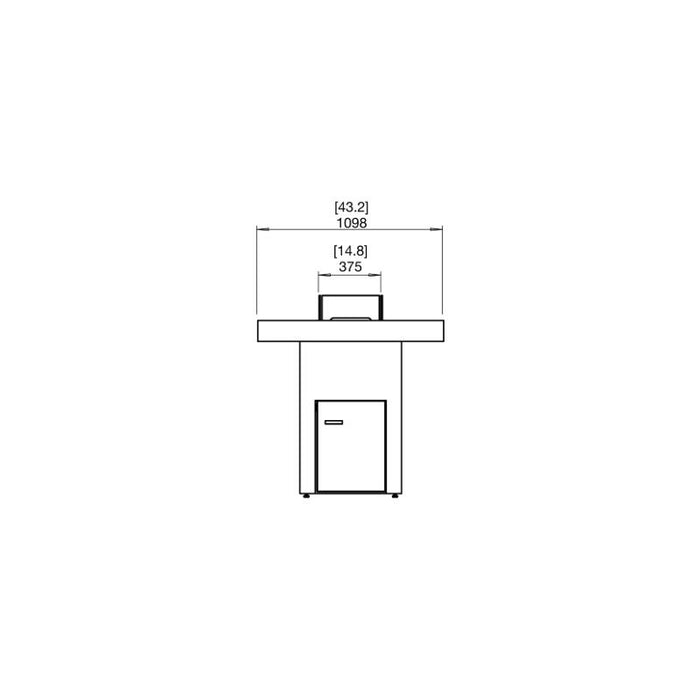 GIN 90 (BAR) Ethanol Burner Fire Table