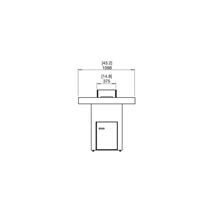 GIN 90 (BAR) Ethanol Burner Fire Table